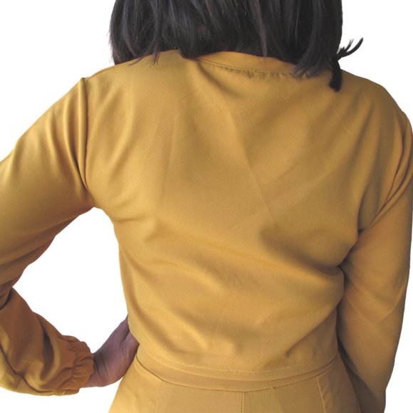 Mustard long sleeve top - Picture 2 of 3